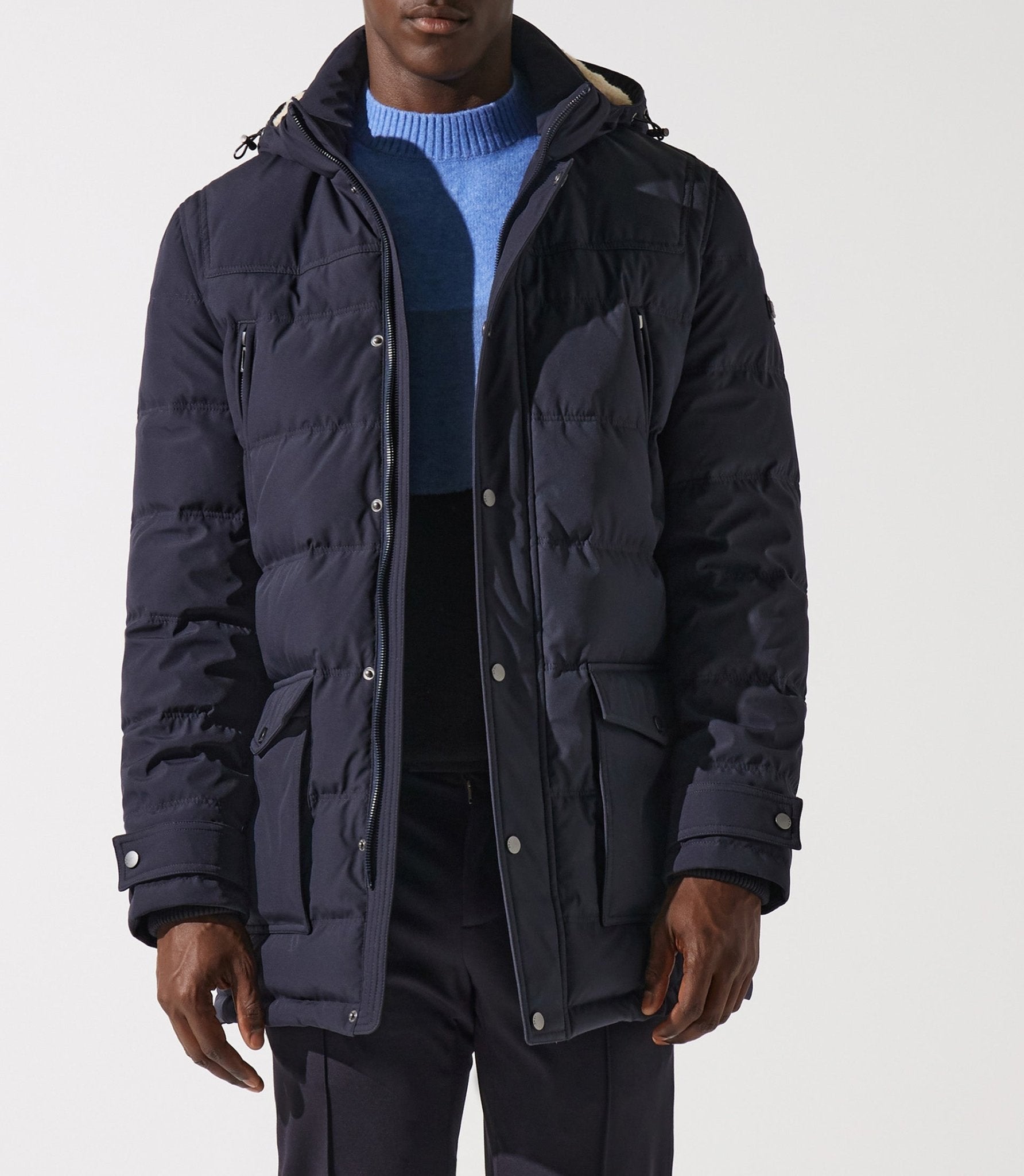 Jacket Blouson Izac Bleu Blouson Store Izac Parka Homme Blouson