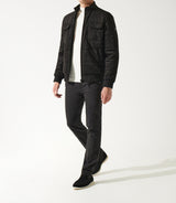 Blouson teddy matelassé noir MEMPHIS - IZAC