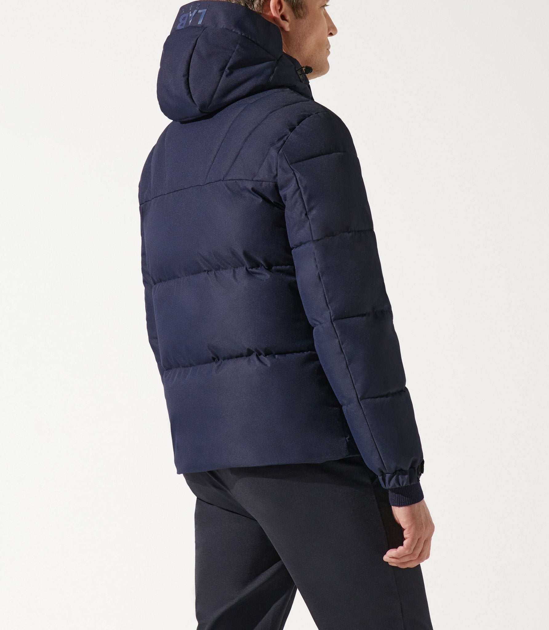 Doudoune matelassée avec capuche marine MEXICO - IZAC