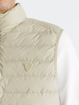 Doudoune sans manche beige - IZAC