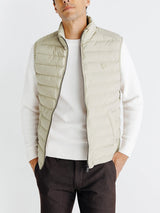 Doudoune sans manche beige - IZAC