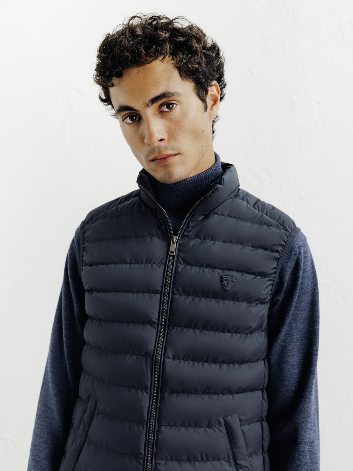 Doudoune légère sans manche marine - IZAC