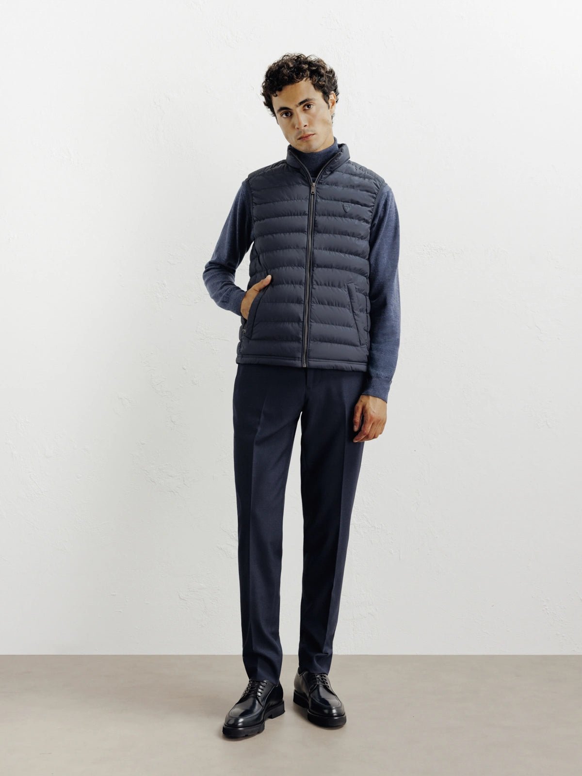 Doudoune légère sans manche marine - IZAC