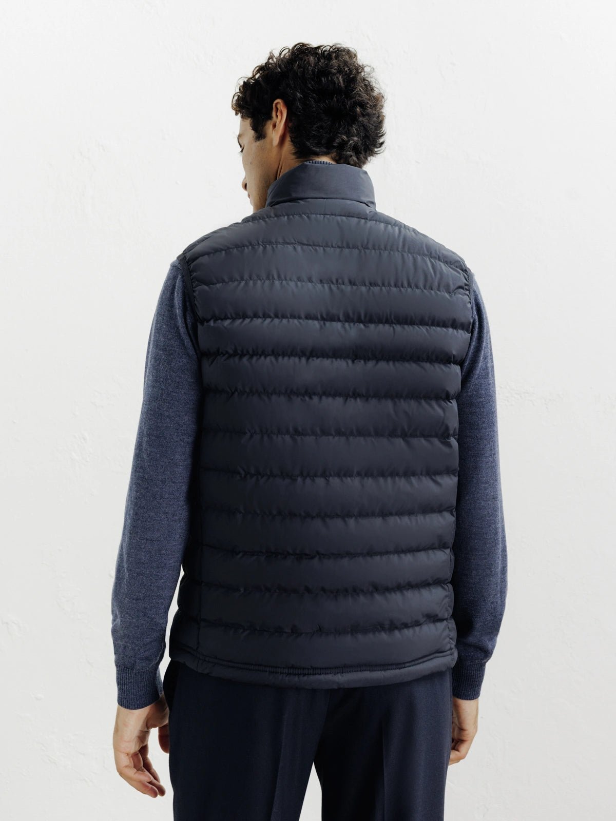 Doudoune légère sans manche marine - IZAC