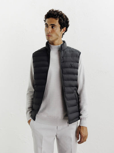 Doudoune légère sans manche noire - IZAC