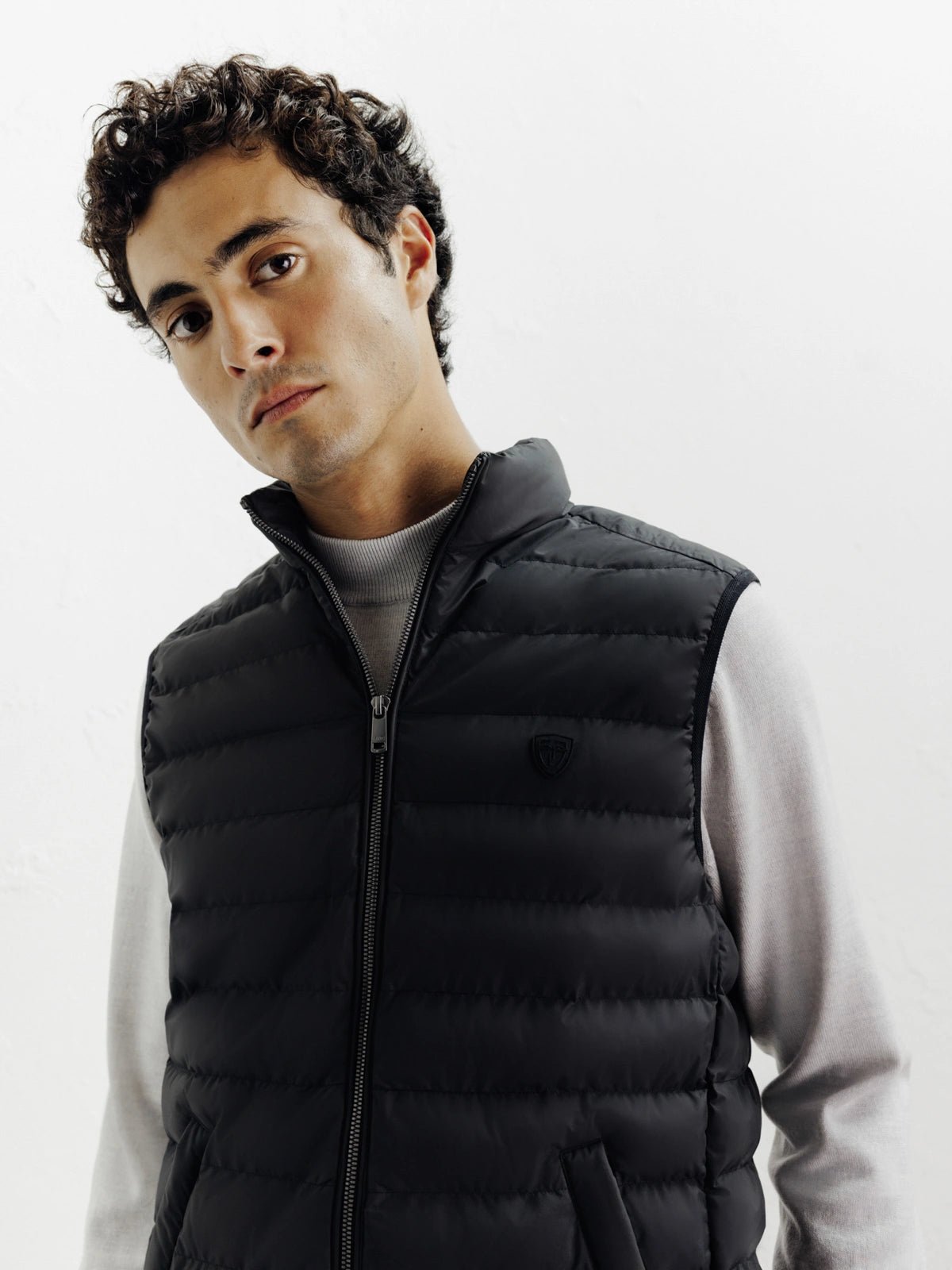 Doudoune légère sans manche noire - IZAC