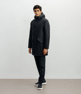 Parka à capuche noire