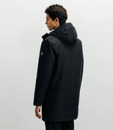 Parka à capuche noire
