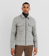 Gray wool jacket