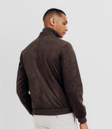 Brown teddy collar jacket