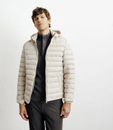 Doudoune avec capuche amovible beige