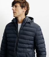 Doudoune avec capuche amovible marine