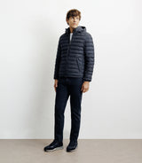 Doudoune avec capuche amovible marine