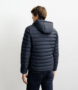 Doudoune avec capuche amovible marine