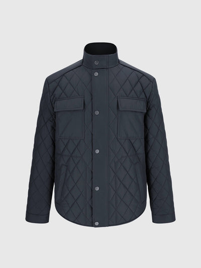 Blouson col montant marine - IZAC