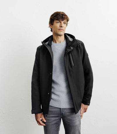 Parka courte 3 en 1 noire - IZAC