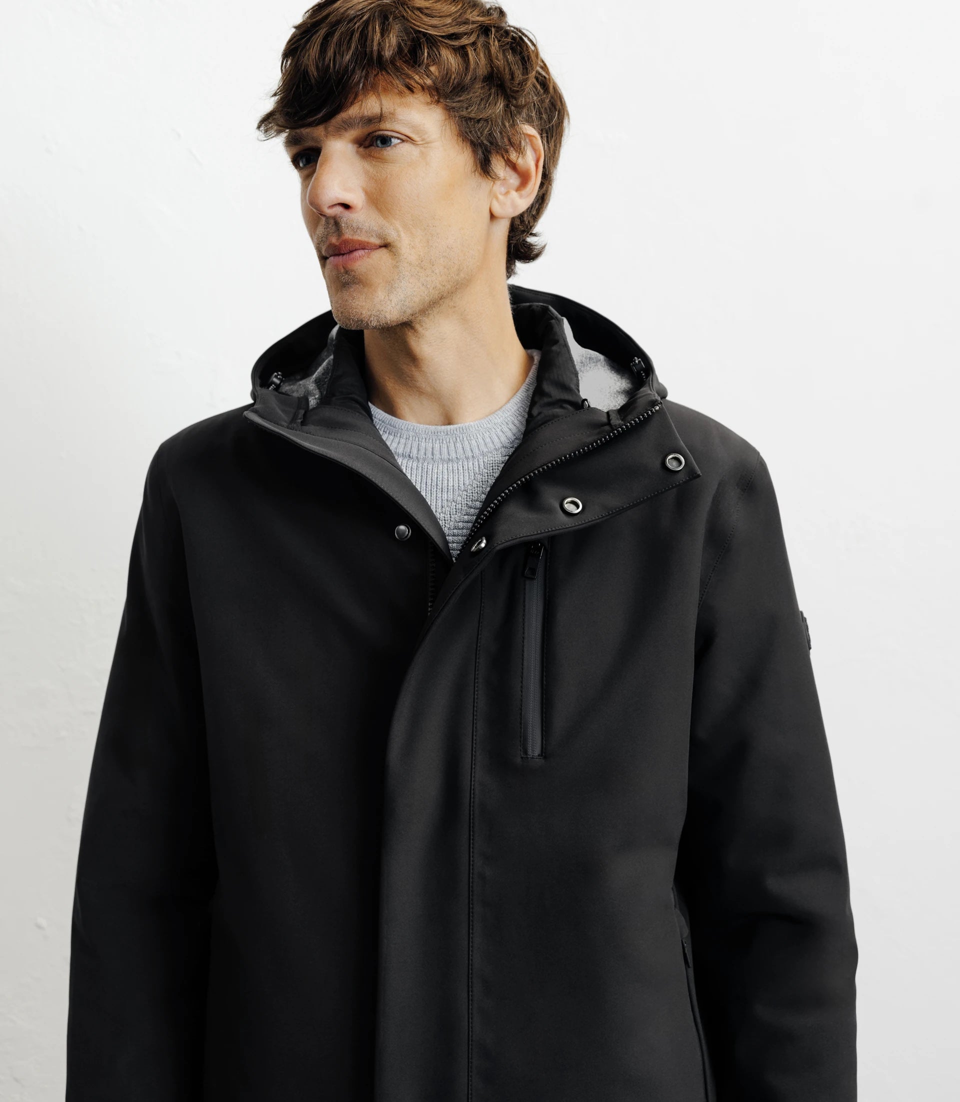 Parka courte 3 en 1 noire - IZAC