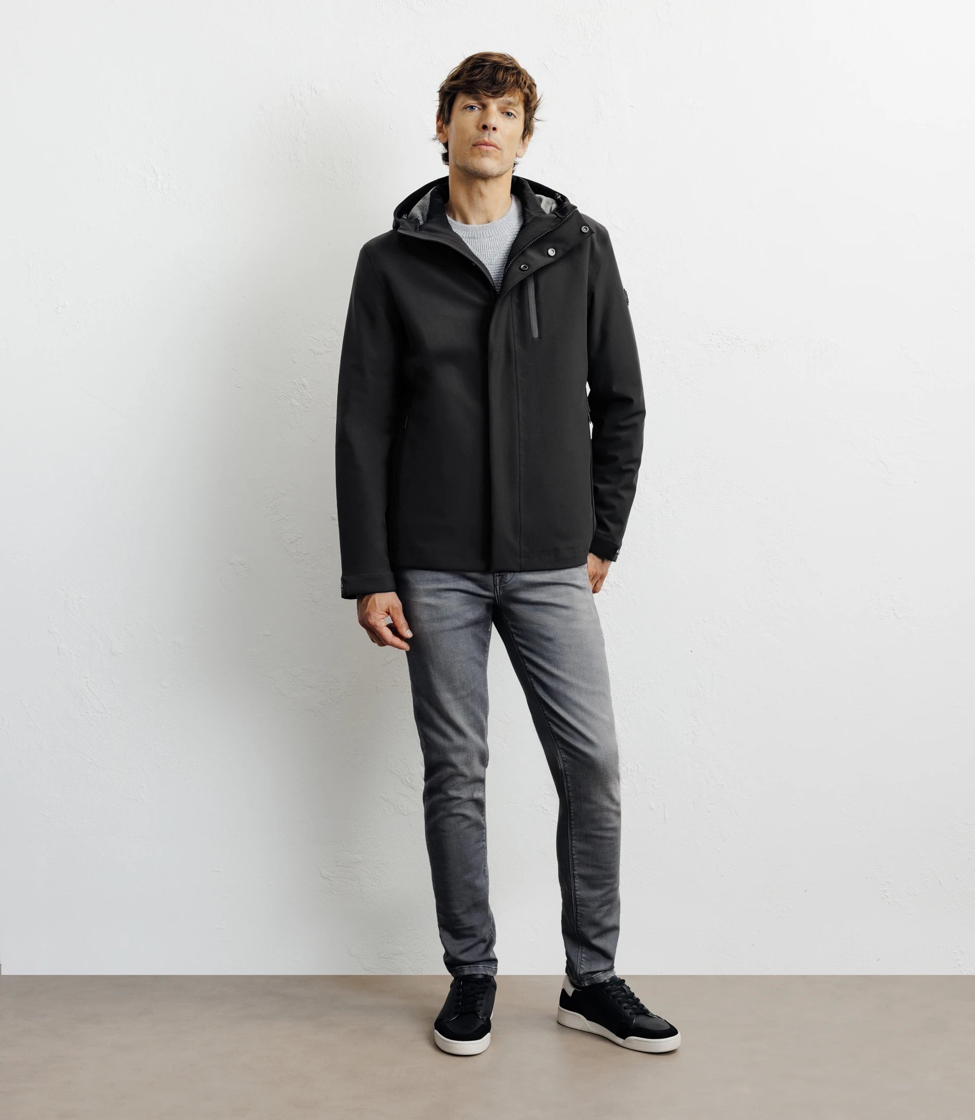 Parka courte 3 en 1 noire - IZAC