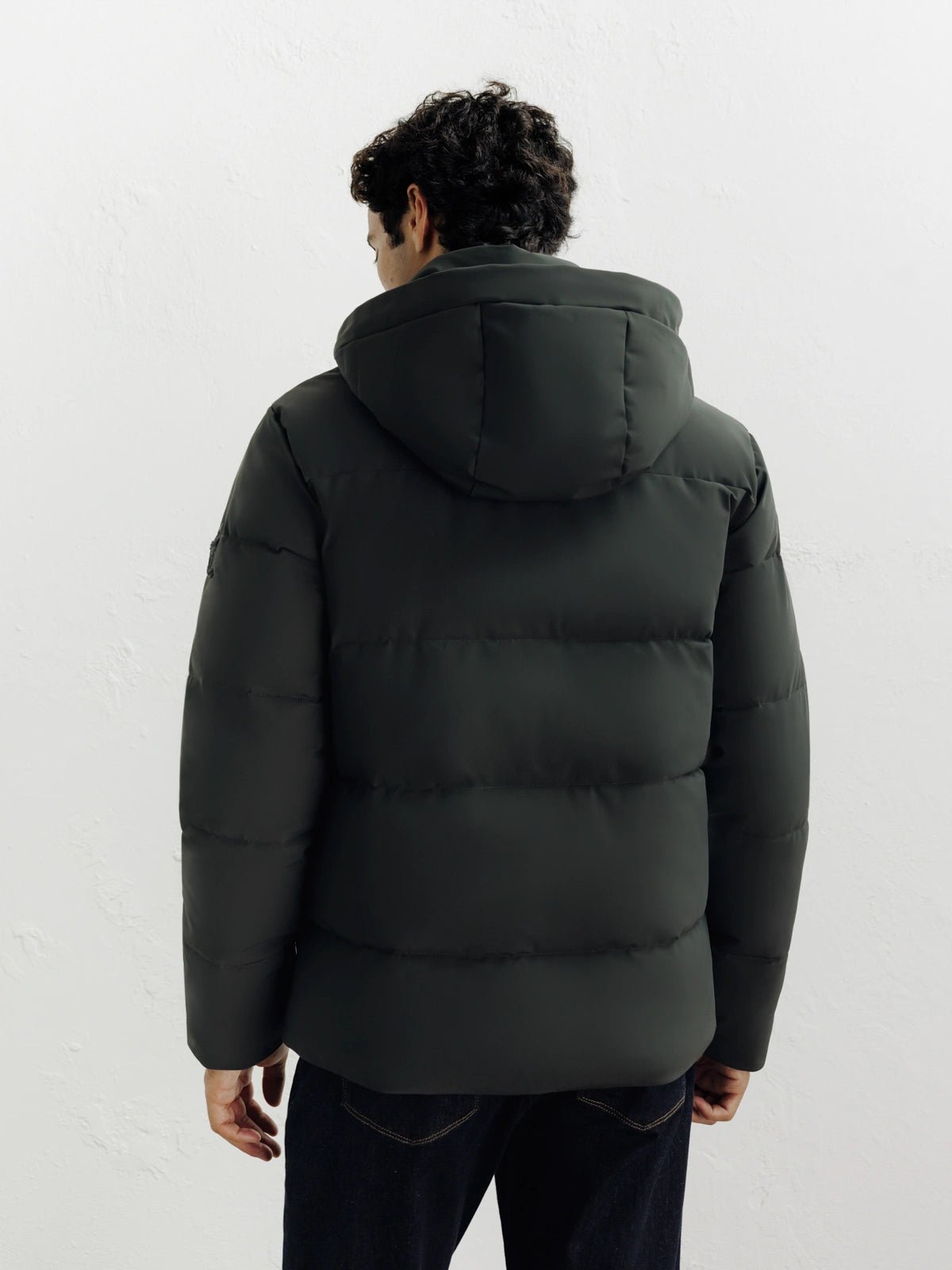 Doudoune courte kaki - IZAC