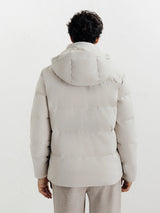 Doudoune courte mastic - IZAC