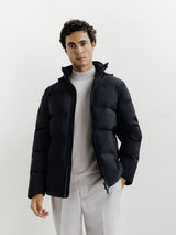 Doudoune courte noire - IZAC
