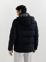 Doudoune courte noire - IZAC