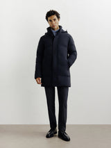 Doudoune longue marine - IZAC