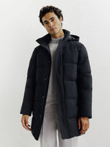 Doudoune longue noire - IZAC