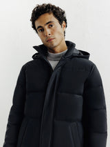 Doudoune longue noire - IZAC