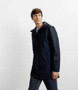 Parka légère à capuche marine - IZAC
