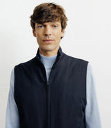 Doudoune sans manches marine - IZAC