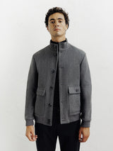 Blouson col montant gris - IZAC