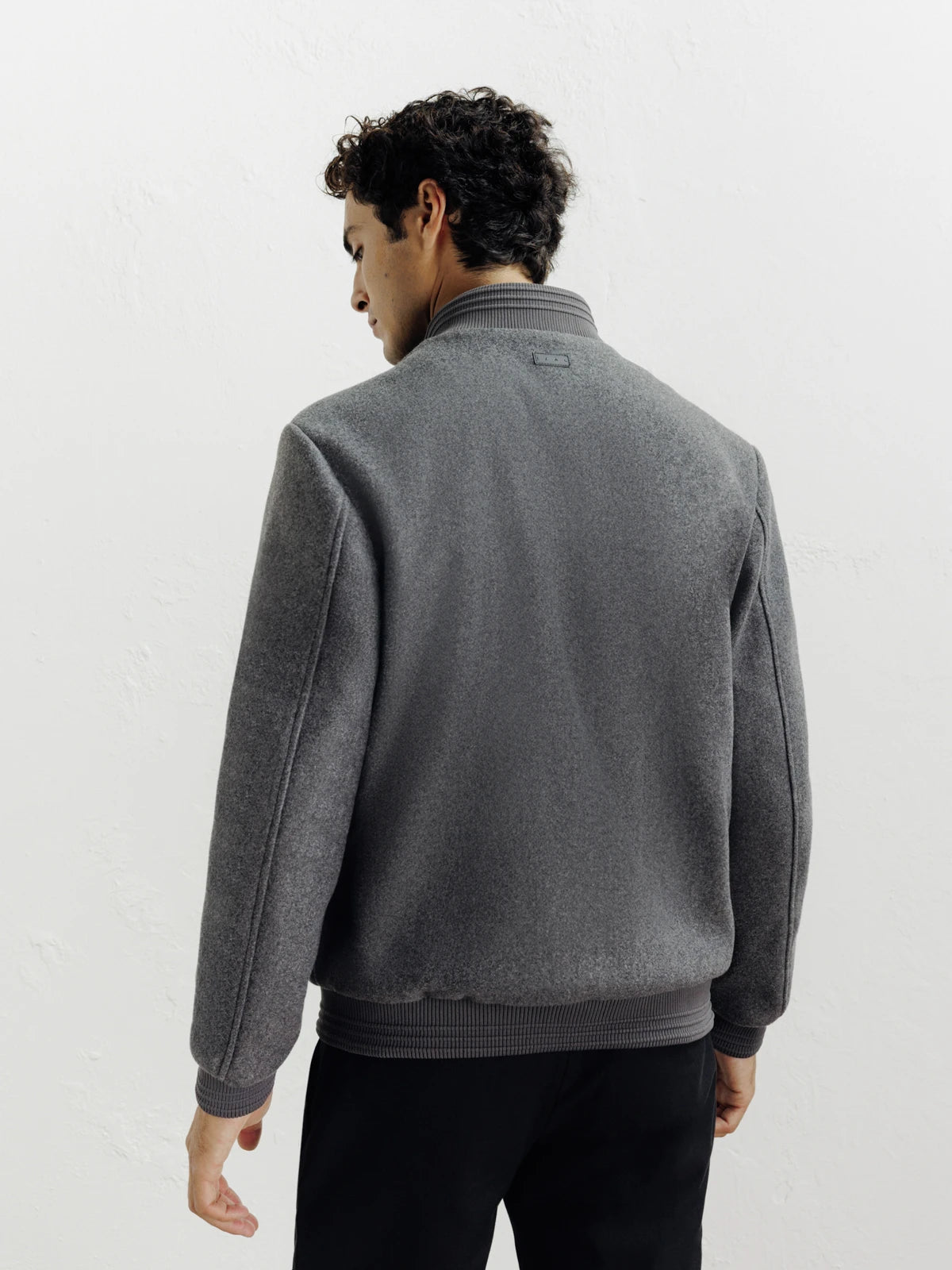 Blouson col montant gris - IZAC