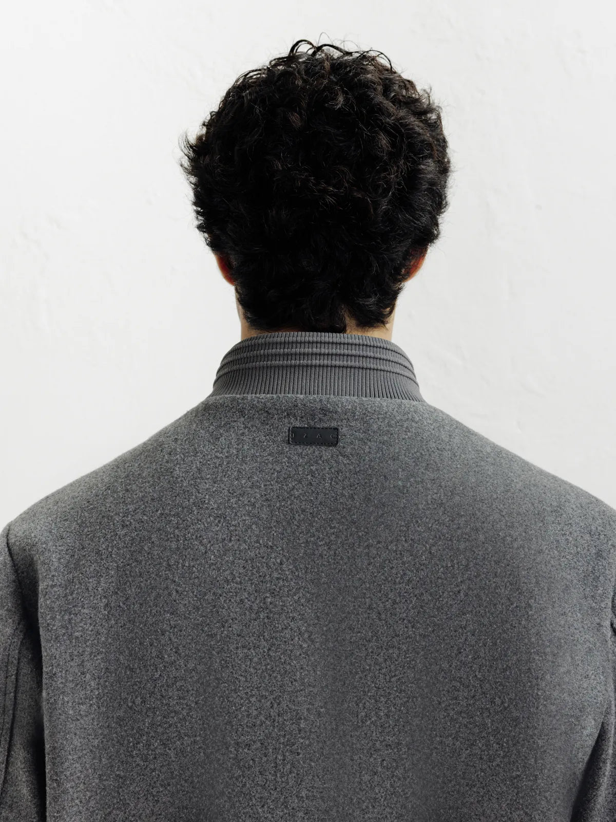 Blouson col montant gris - IZAC