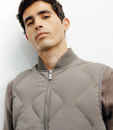 Doudoune sans manches taupe - IZAC