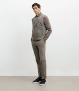 Doudoune sans manches taupe - IZAC