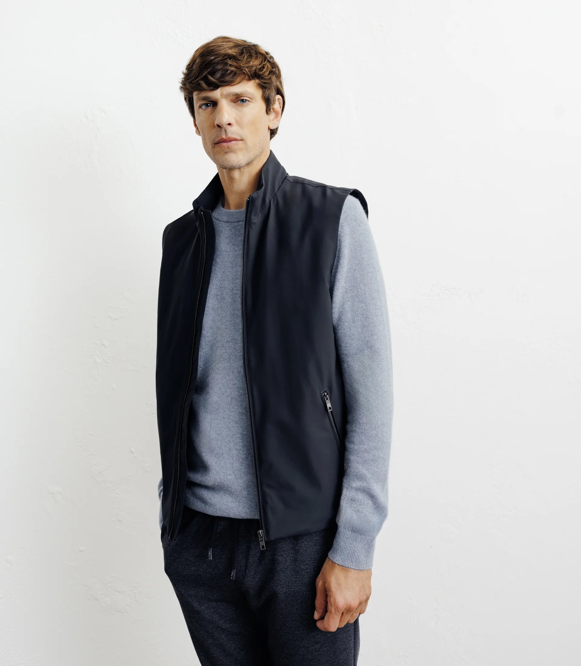 Doudoune sans manches marine - IZAC