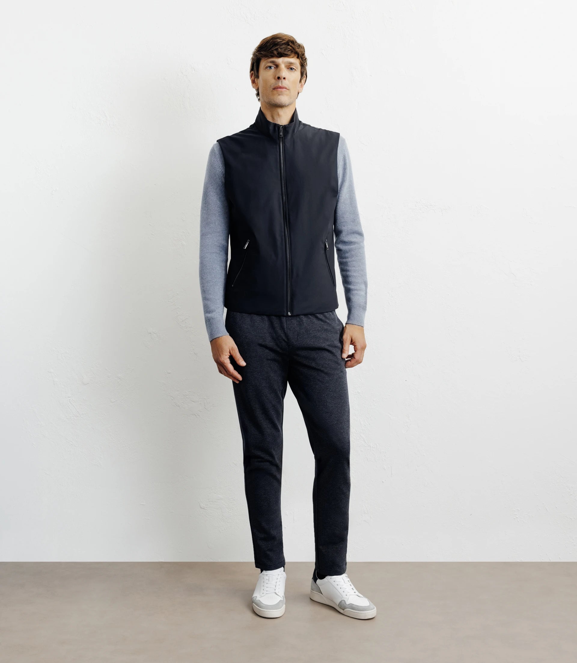 Doudoune sans manches marine - IZAC