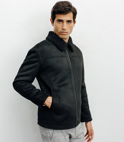 Blouson bombardier noir - IZAC