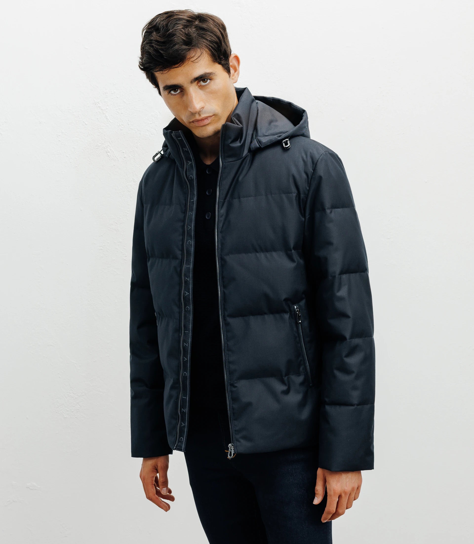 Doudoune courte marine - IZAC