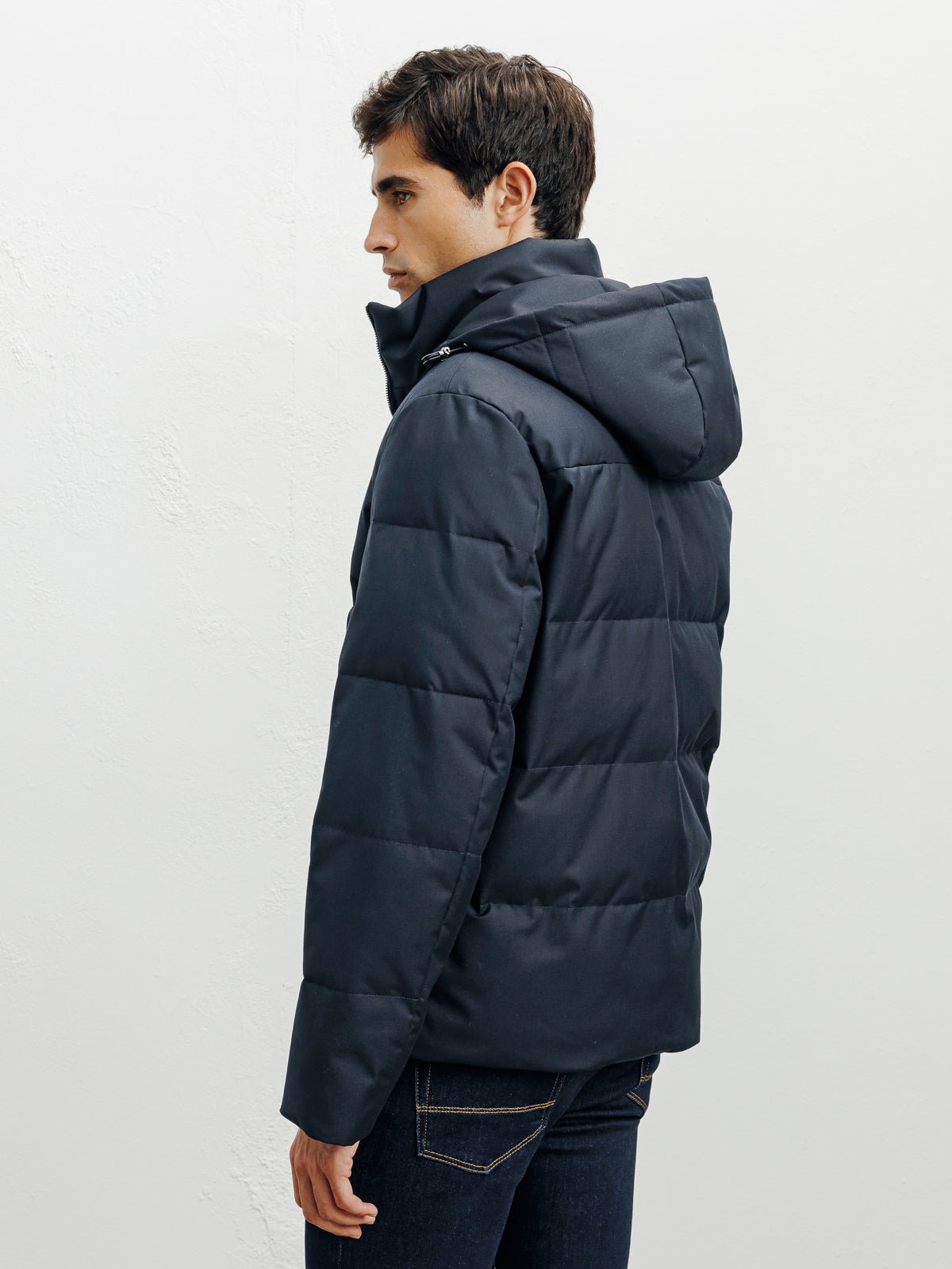 Doudoune courte marine - IZAC