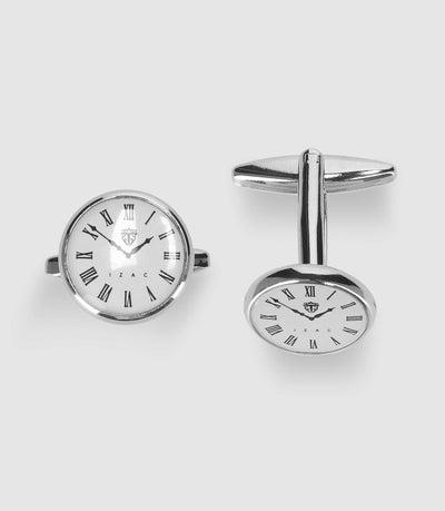 Boutons de manchette horloge en métal - IZAC
