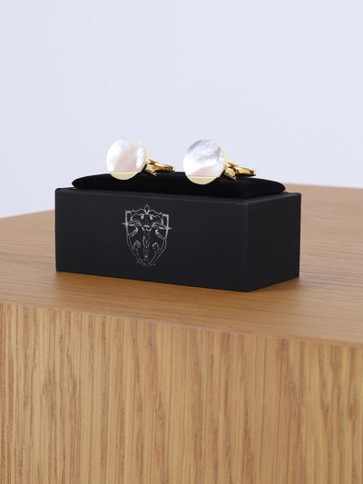 Boutons de manchette or - IZAC