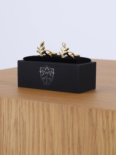 Boutons de manchette or - IZAC