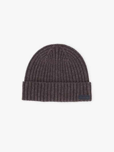 Bonnet en maille chatain - IZAC