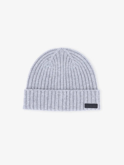 Bonnet en maille gris chiné - IZAC