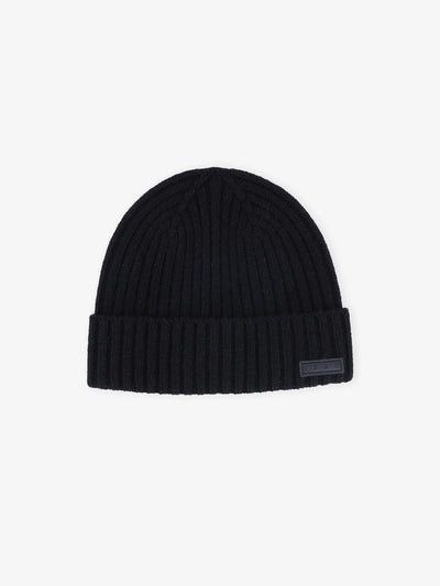 Bonnet en maille noir - IZAC