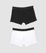 Lot de 2 boxers noir blanc KAXE - IZAC