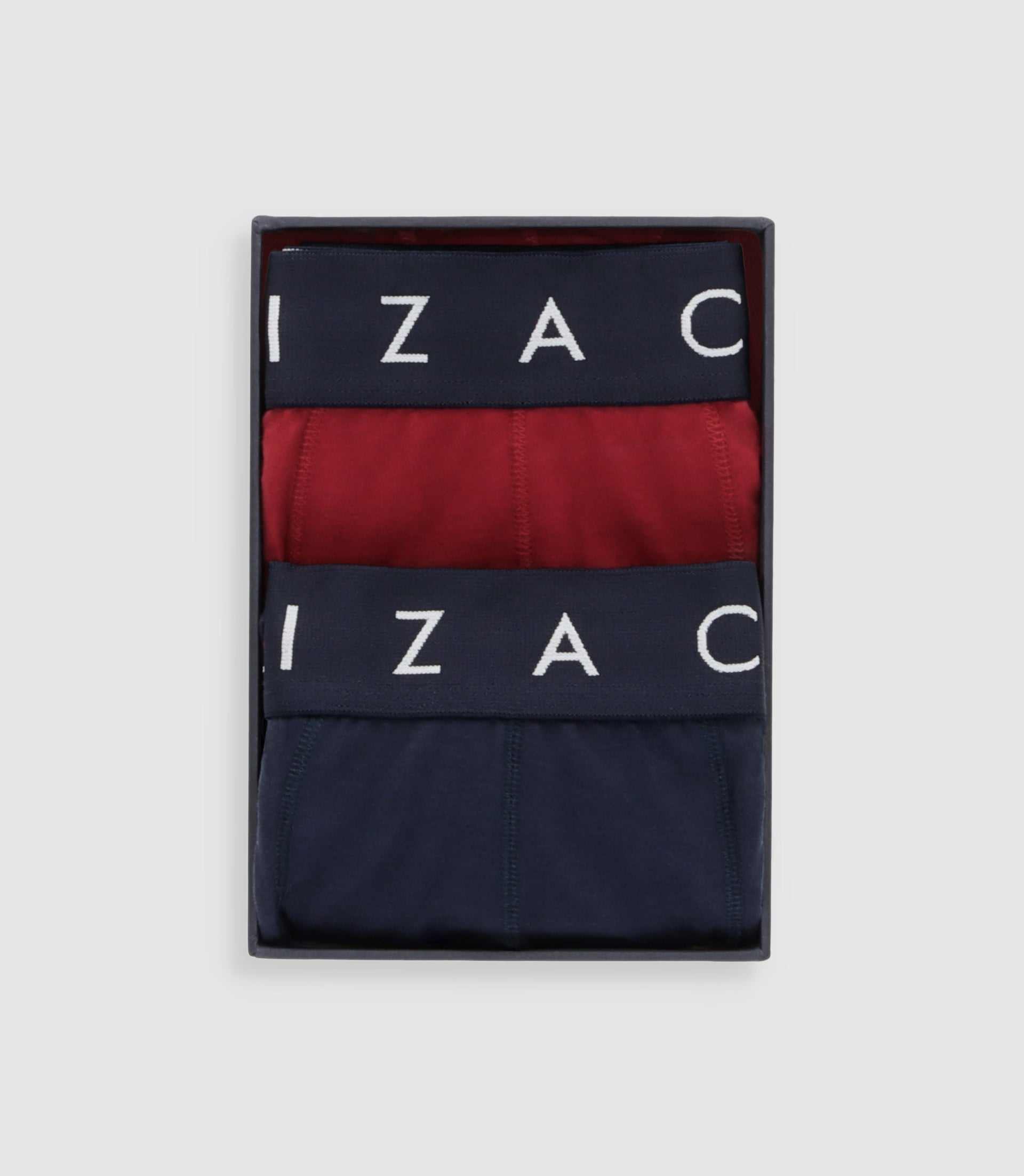 Lot de 2 boxers marine rouge KOPS - IZAC