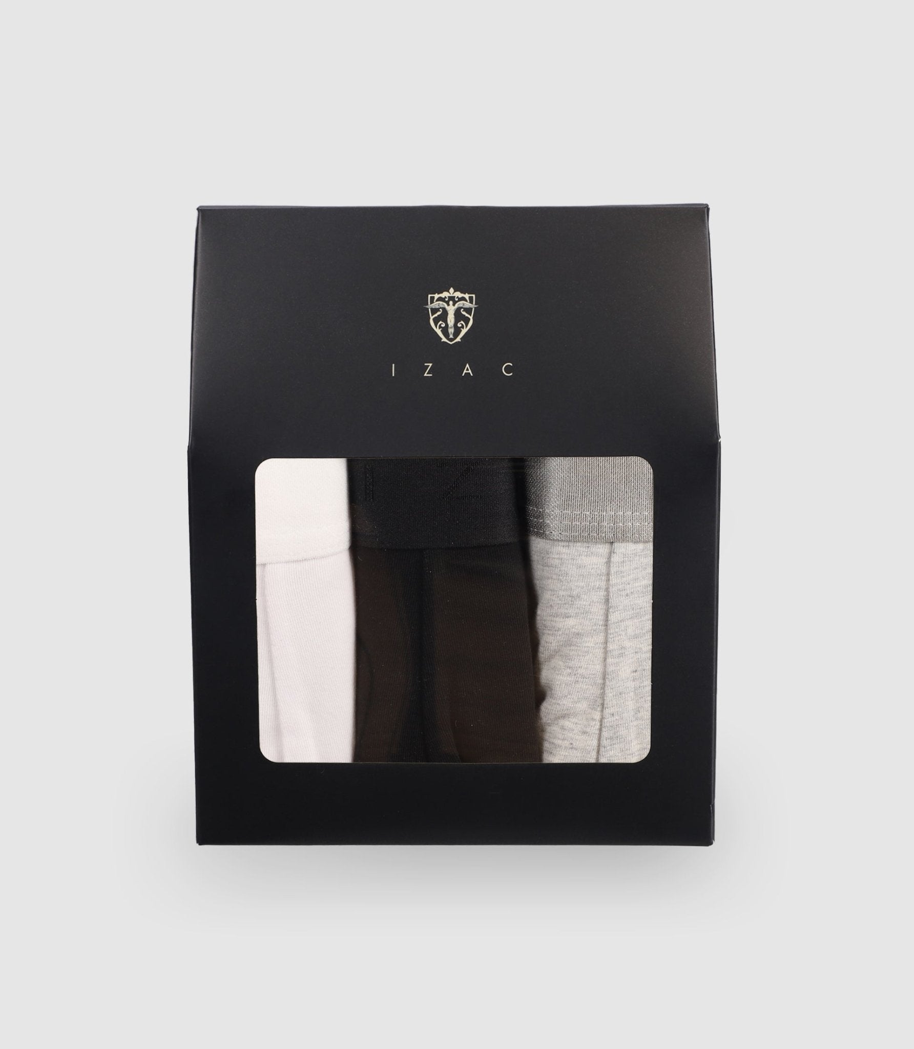 Pack de 3 boxers gris - IZAC